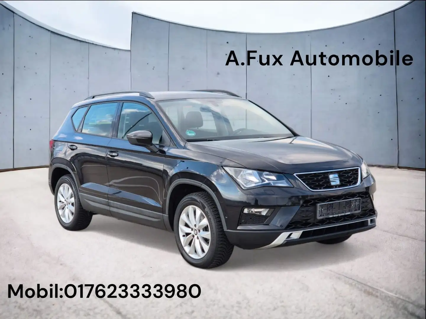 SEAT Ateca Style 4Drive 1Hand Service+Bremsen+TÜV Neu Schwarz - 1