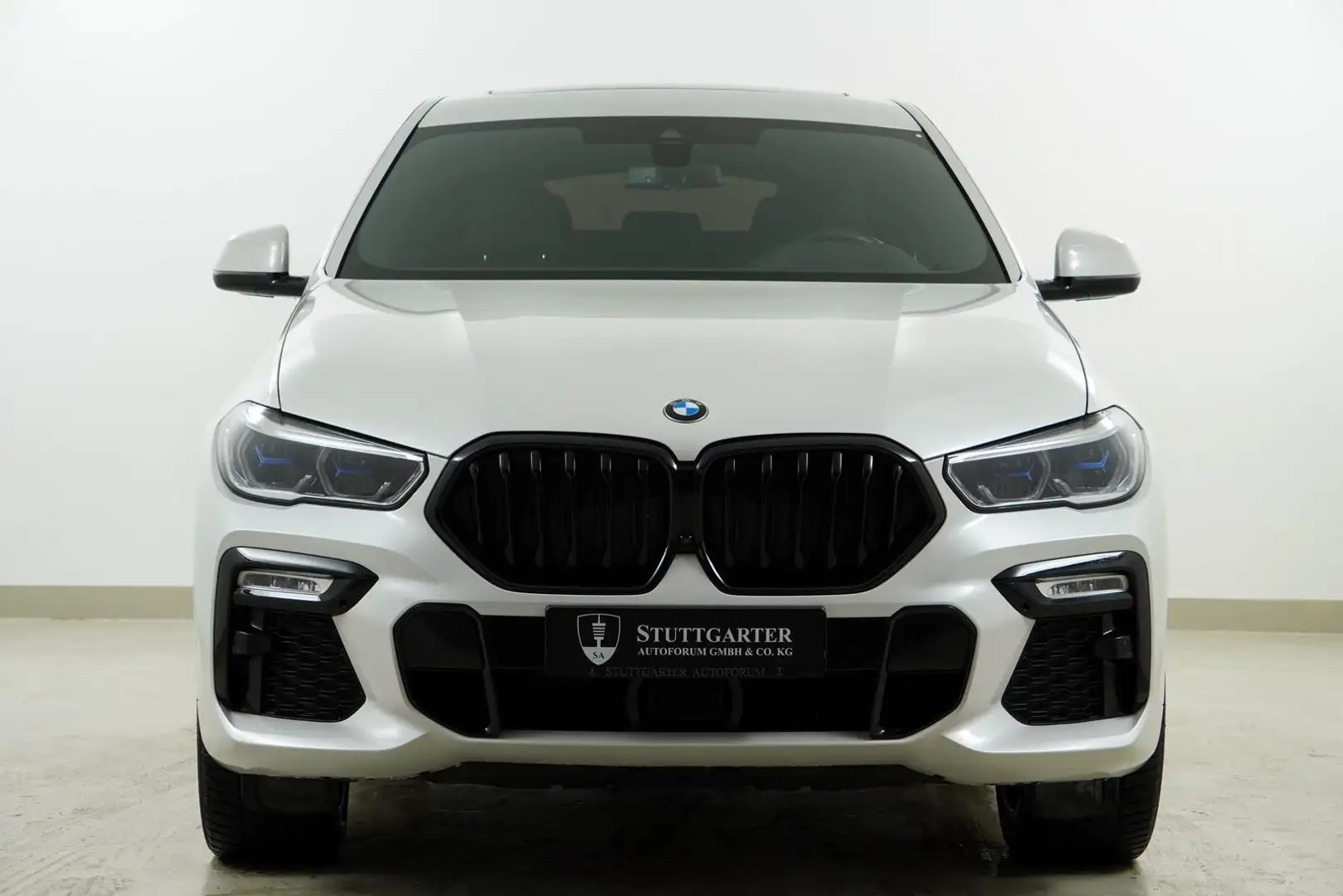 BMW X6 xDrive 40 d M Sport ACC Pano 360K Carbon Weiß - 2