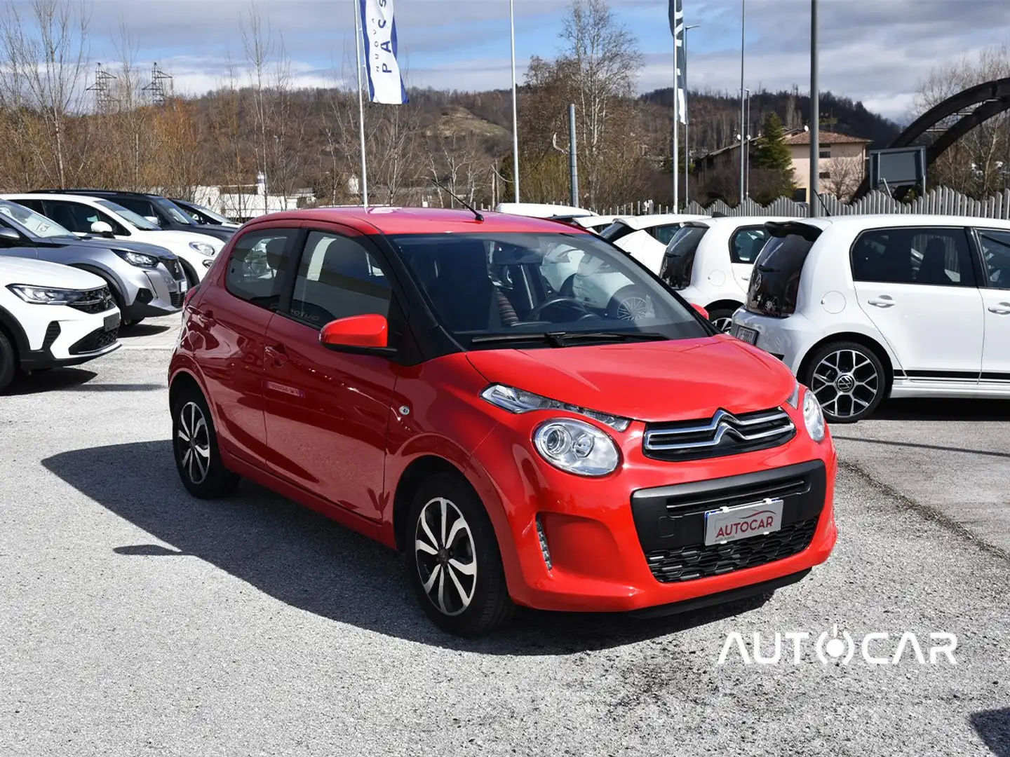 Citroen C1 C1 5p 1.0 vti Feel 72cv neopatentati Rosso - 1