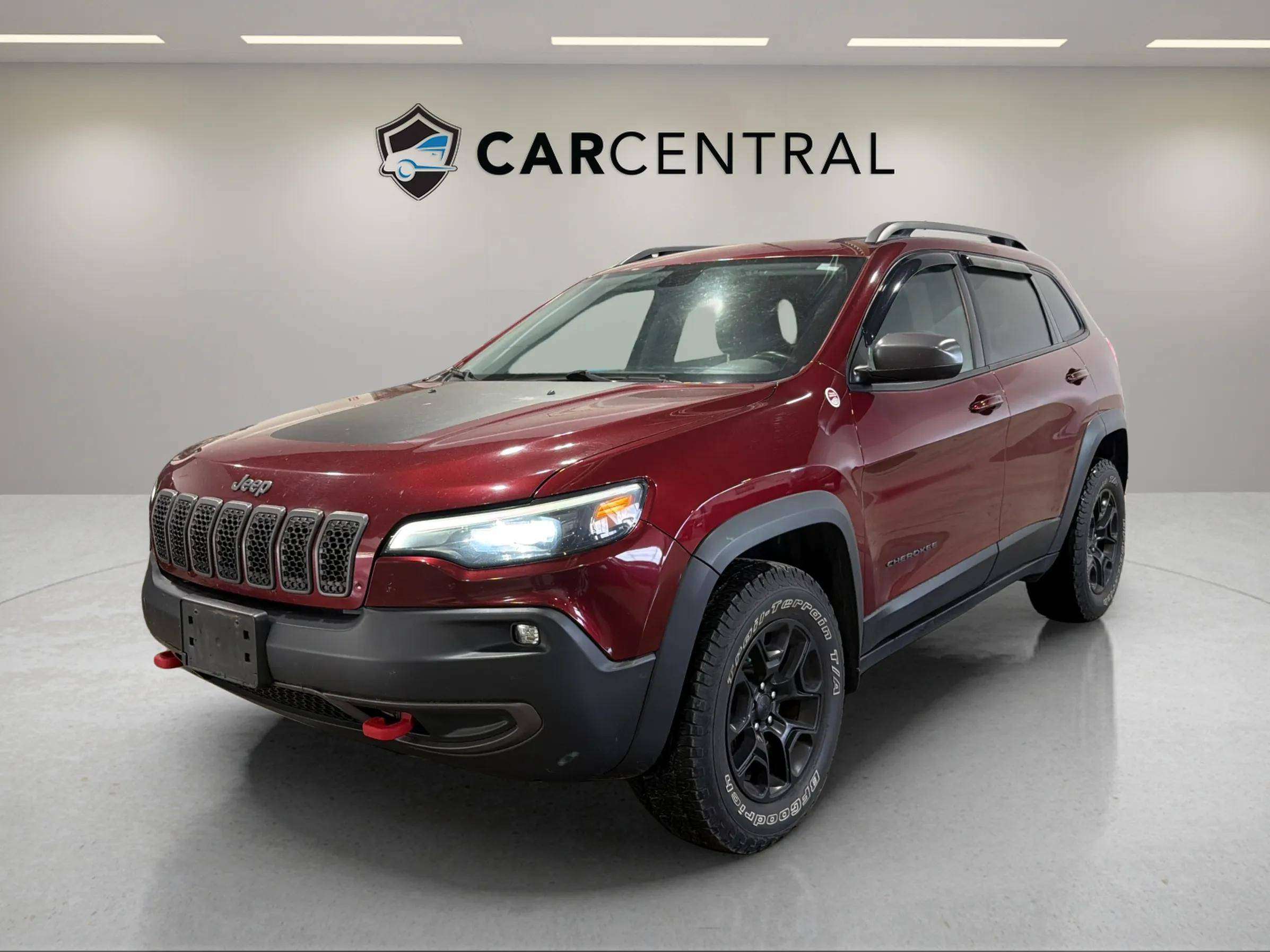 Red 2019 Jeep Cherokee SUV / Crossover Four-Wheel Drive Automatic