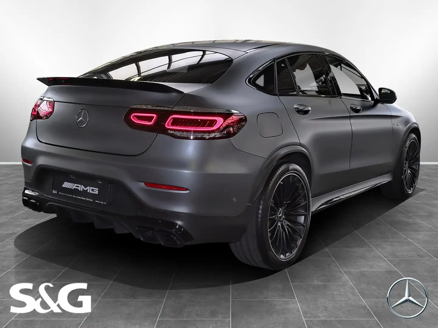 Mercedes-Benz GLC 63 AMG 4M+ Coupé Chrom+ESHD+Business+Nightpk Gris - 2