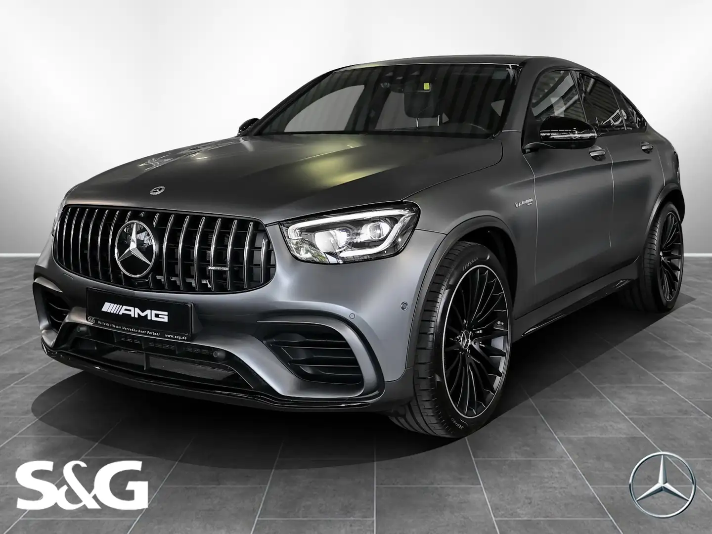 Mercedes-Benz GLC 63 AMG 4M+ Coupé Chrom+ESHD+Business+Nightpk Gris - 1