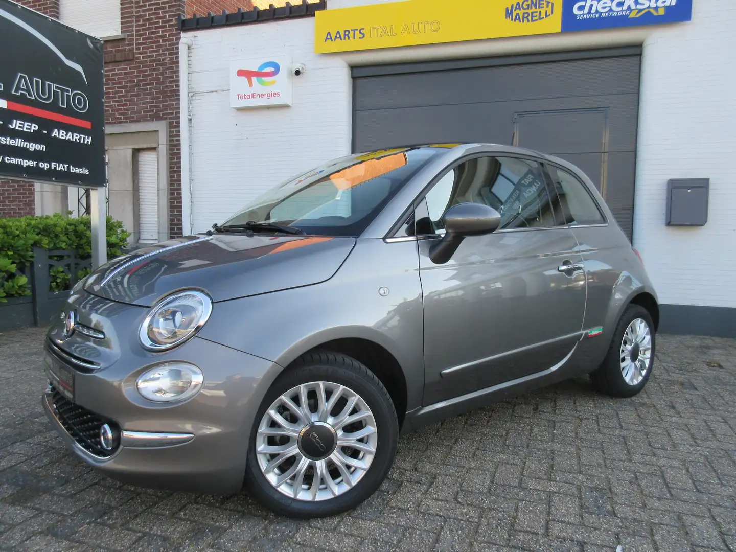 Fiat 500 1.2 Lounge Gris - 1