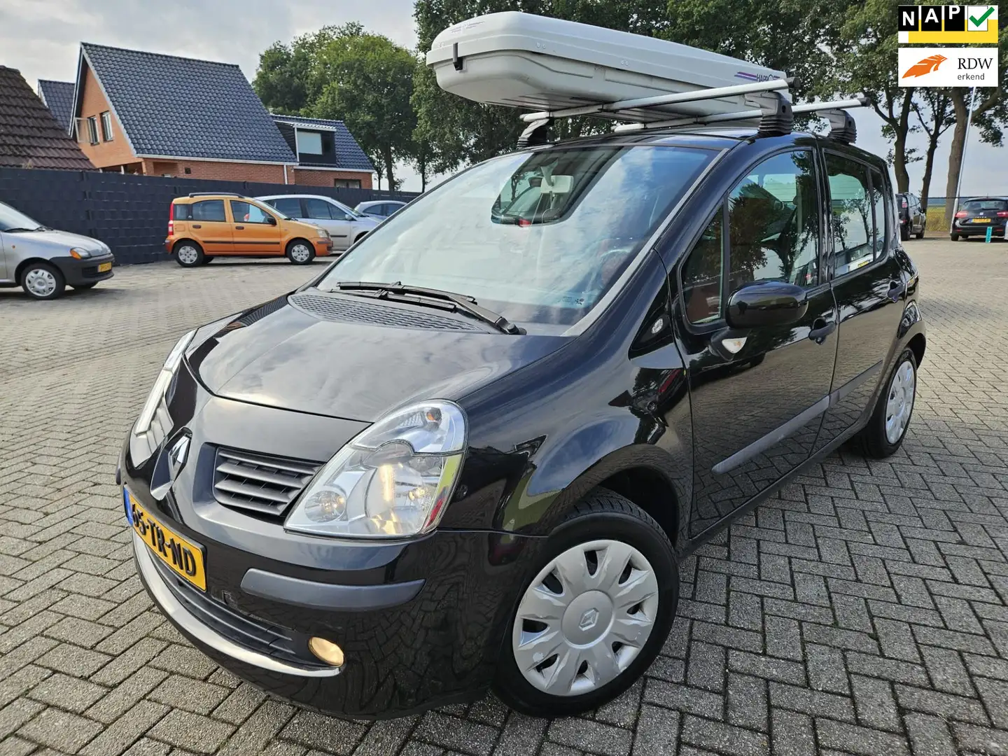 Renault Modus 1.4-16V Air 2007. Airco/Trekhaak/Carkit etc.. APK Schwarz - 1