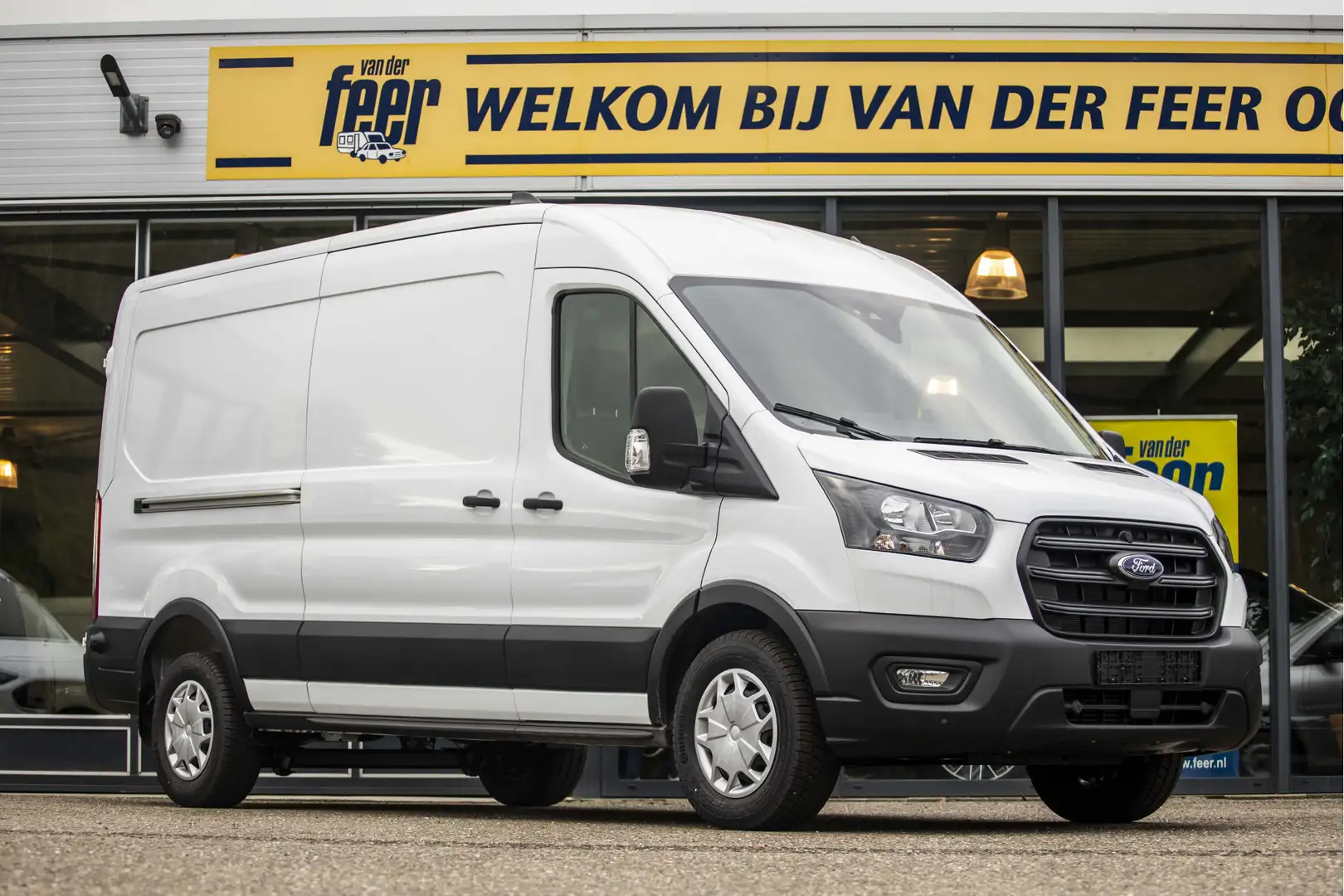 Ford Transit 350 2.0 TDCI L3H2 Trend EX.BTW Nieuw uit voorraad Wit - 1