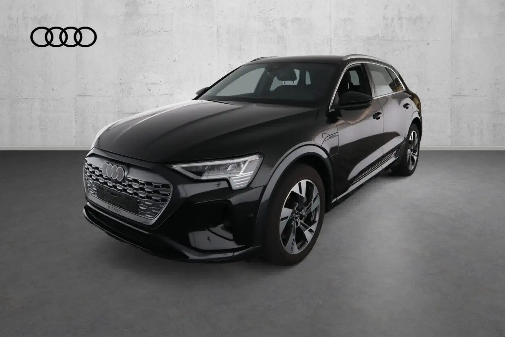 Audi Q8 e-tron Advanced 55 HUD Sonderleasing ACC Matrix Sitzh. Zwart - 2