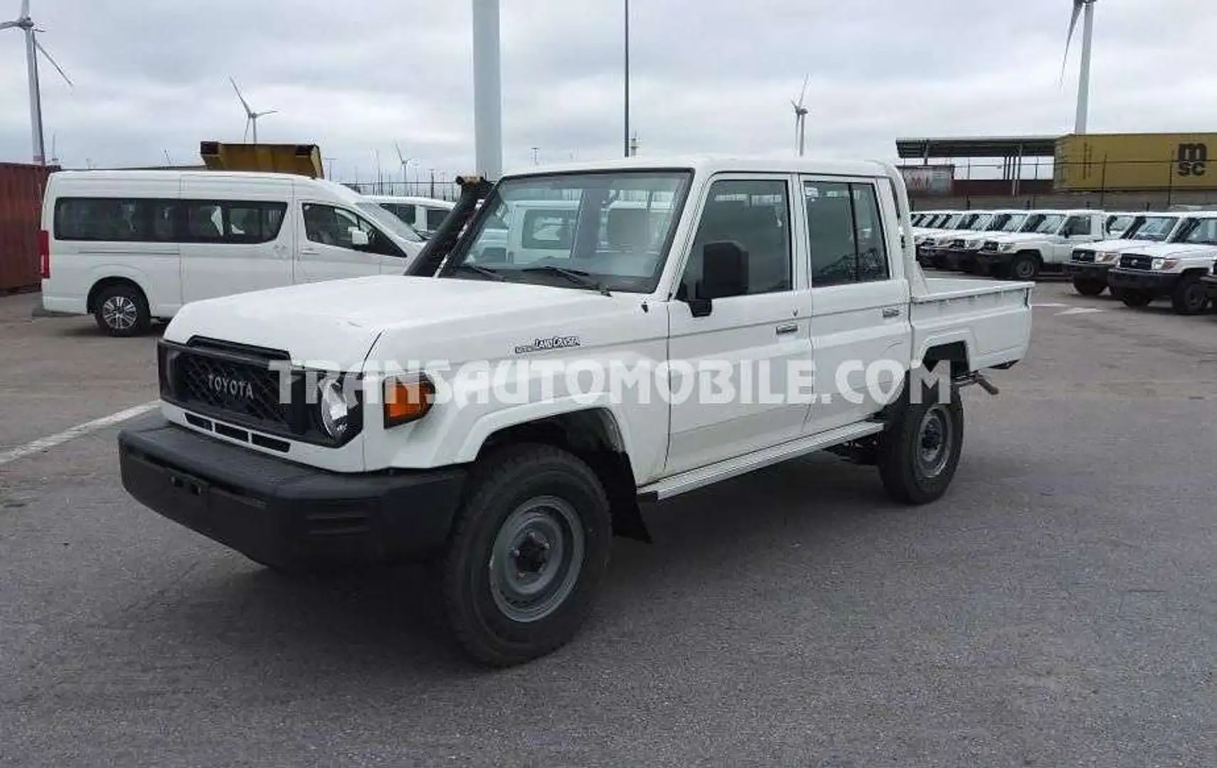 Toyota Land Cruiser HZJ 79 Double cabin - EXPORT OUT EU TROPICAL VERSI Blanc - 1