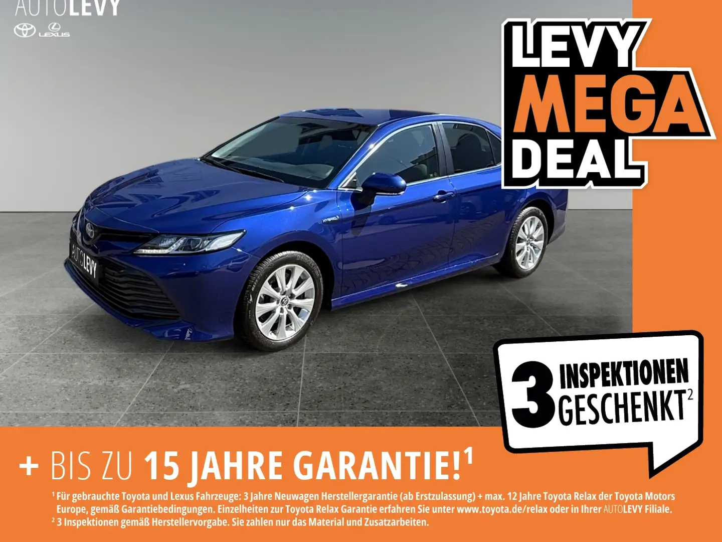 Toyota Camry 2.5 Hybrid +Kamera+Parksensoren+LED+ Blau - 1