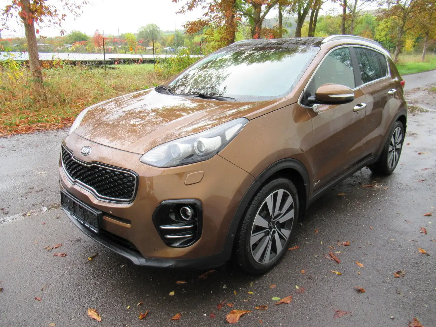 Kia Sportage 2.0 CRDi Platinum Edition Autom./AHK Braun - 1