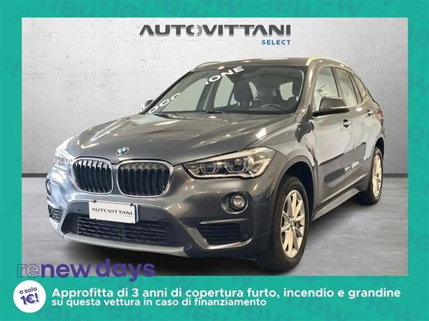 BMW X1 18d sDrive Advantage Steptronic my18 Grijs - 1
