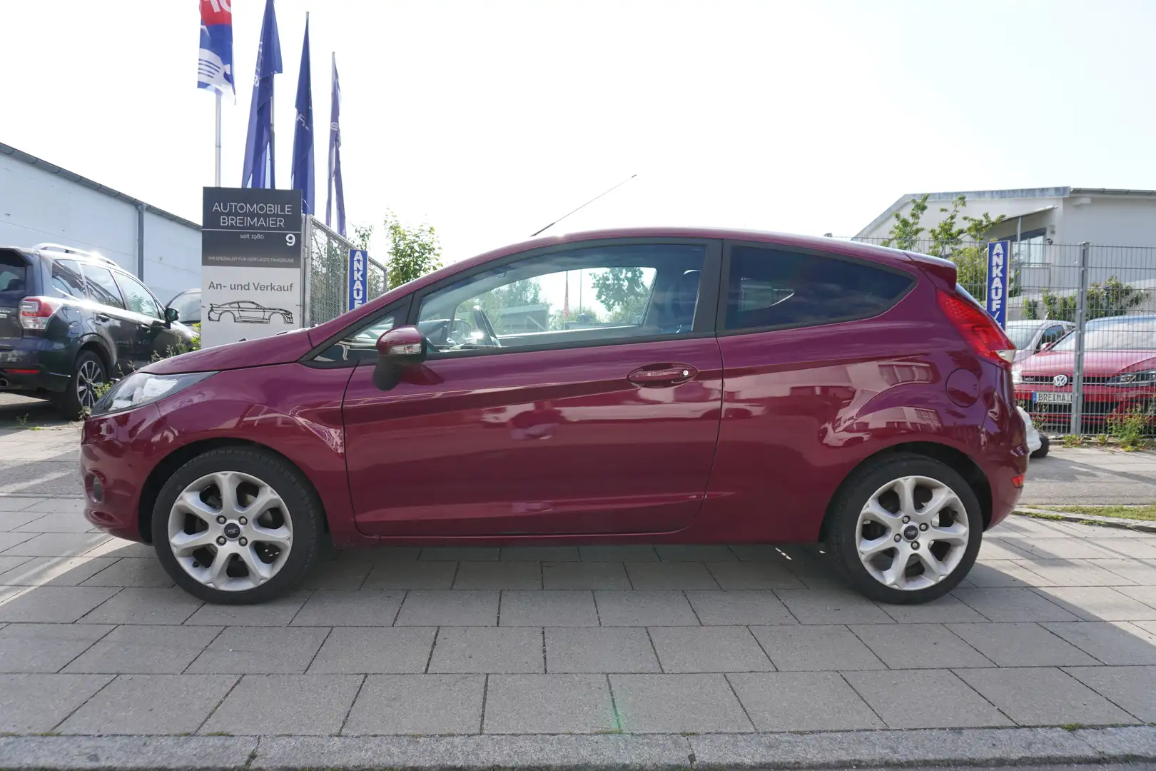 Ford Fiesta VIVA*TÜV NEU*LM*ZR NEU*KLIMA*SHZG*82 PS* Rot - 2