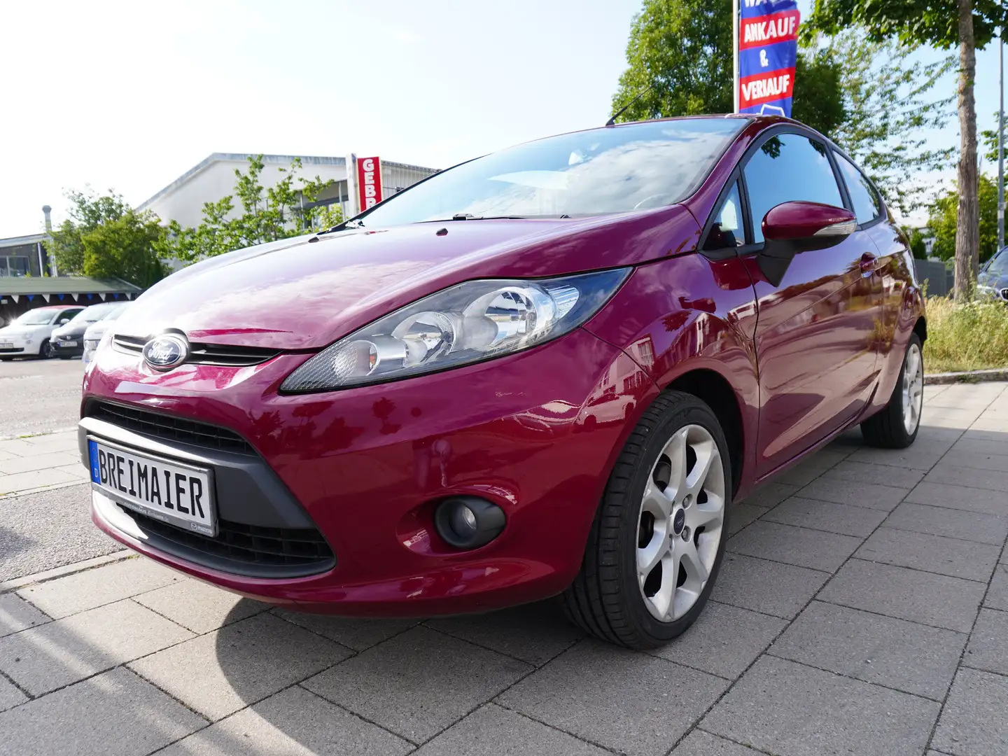 Ford Fiesta VIVA*TÜV NEU*LM*ZR NEU*KLIMA*SHZG*82 PS* Rot - 1
