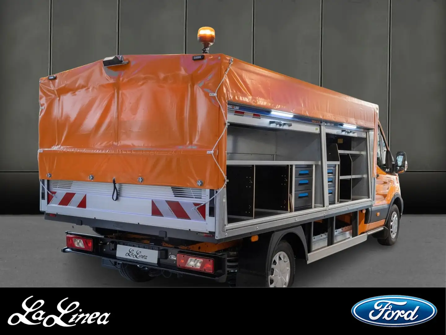 Ford Transit STRECKENKONTROLLFAHRZEUG Einzelkabine P... Naranja - 2