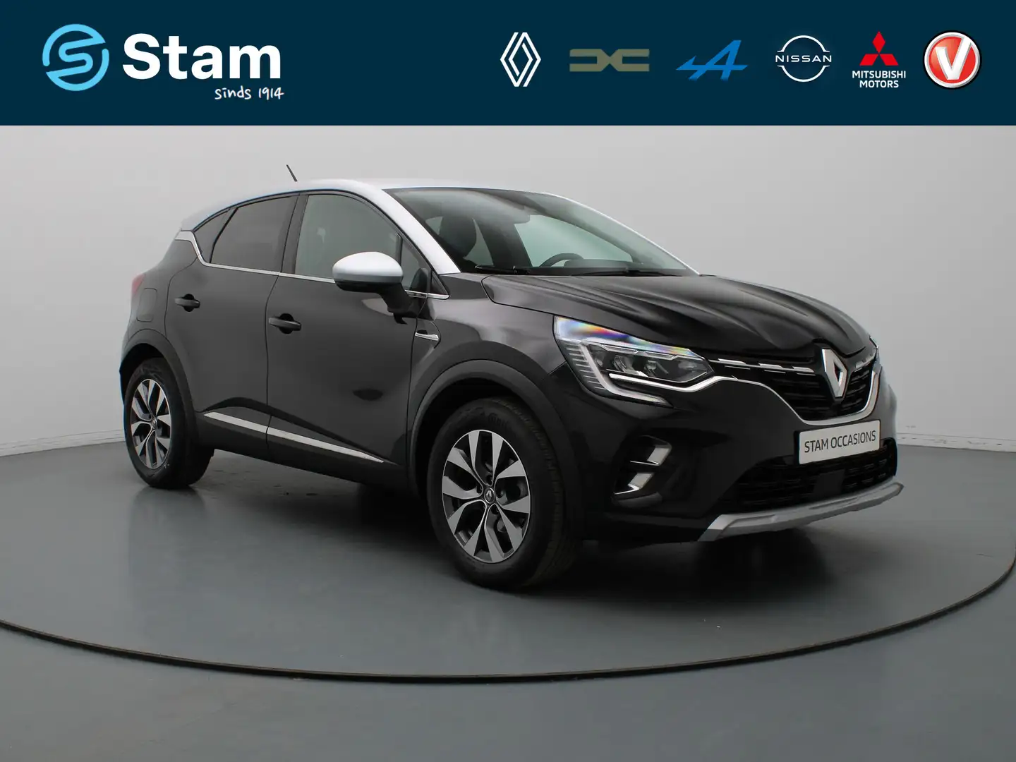 Renault Captur TCe 100pk Intens Camera | Climate | Cruise | Navi Zwart - 1