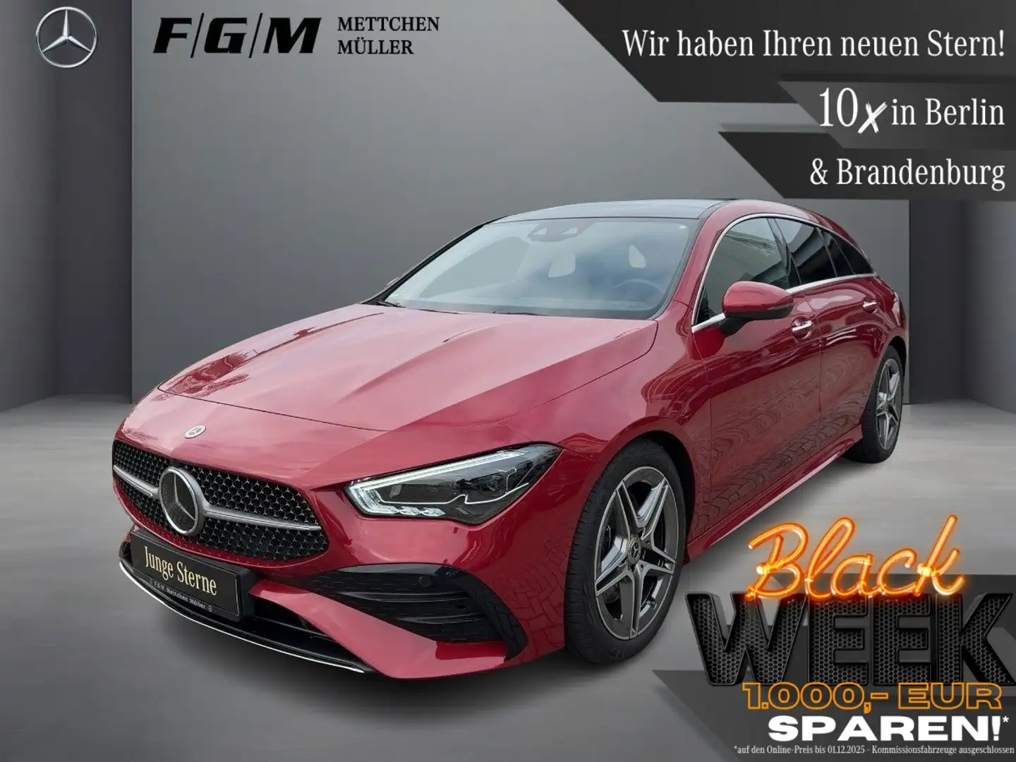 Mercedes-Benz CLA 200 SB AMG Line KeyGo|MBeam|S-Dach|TWA Rouge - 1