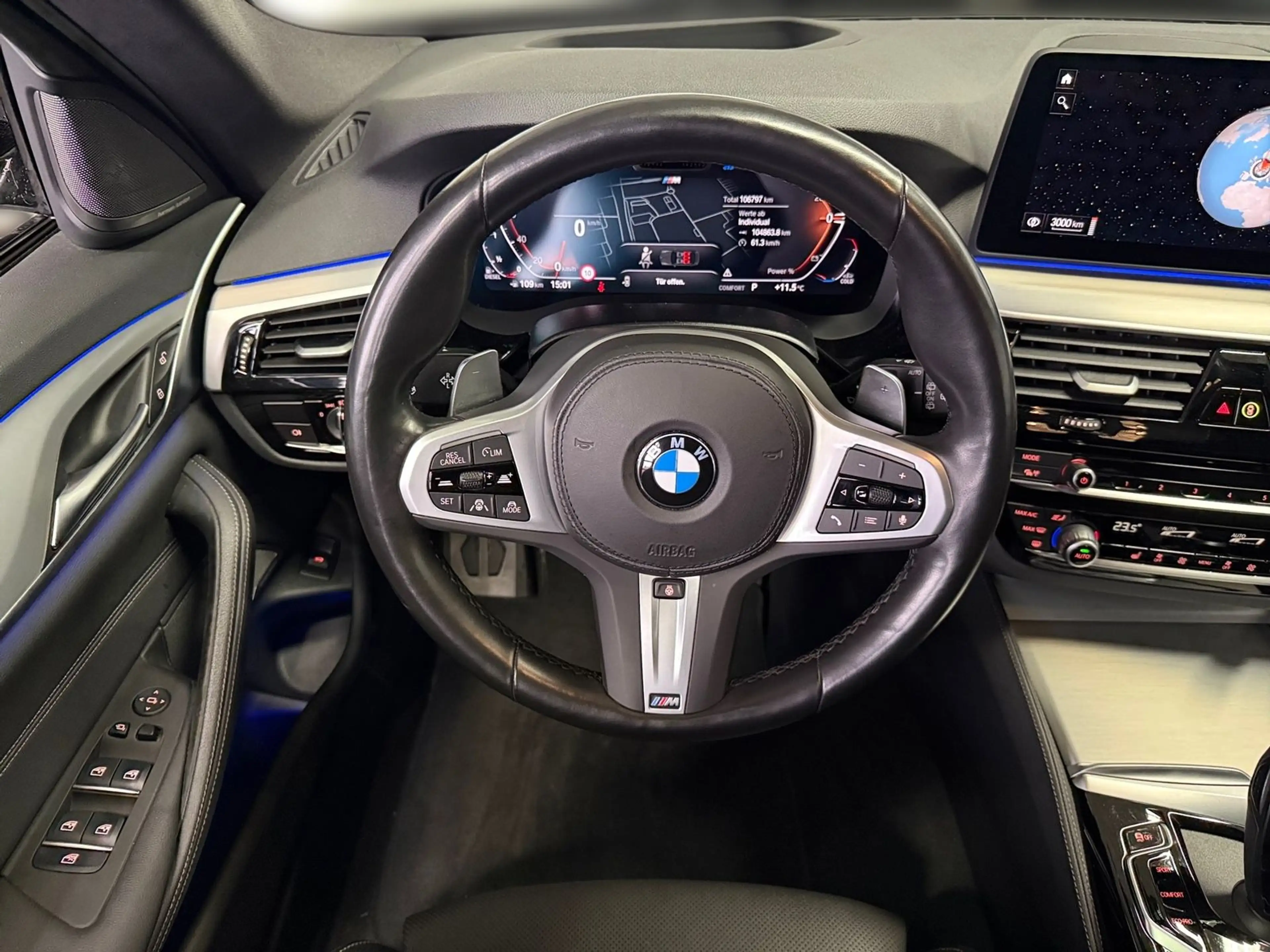 BMW 520 dT xDrive*M Sport*Laser*ACC*Pano*AHK*H&K*HUD — photo 14