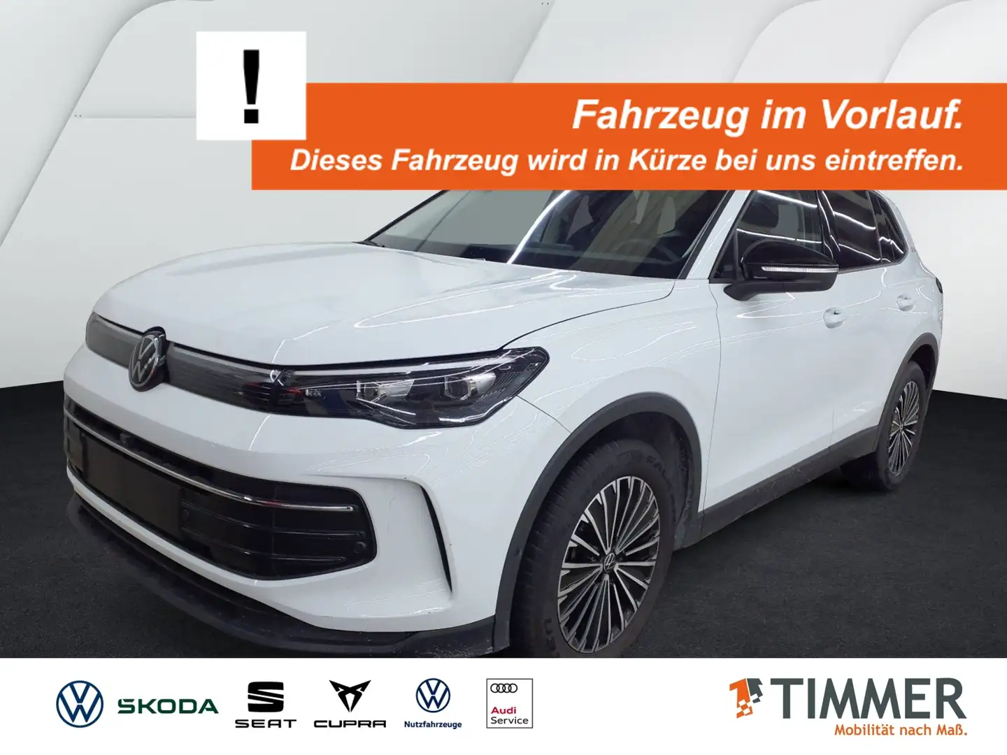 Volkswagen Tiguan 2.0 TDI DSG GOAL +AHK +360° +LED +ACC +VIRTUAL +N Weiß - 1