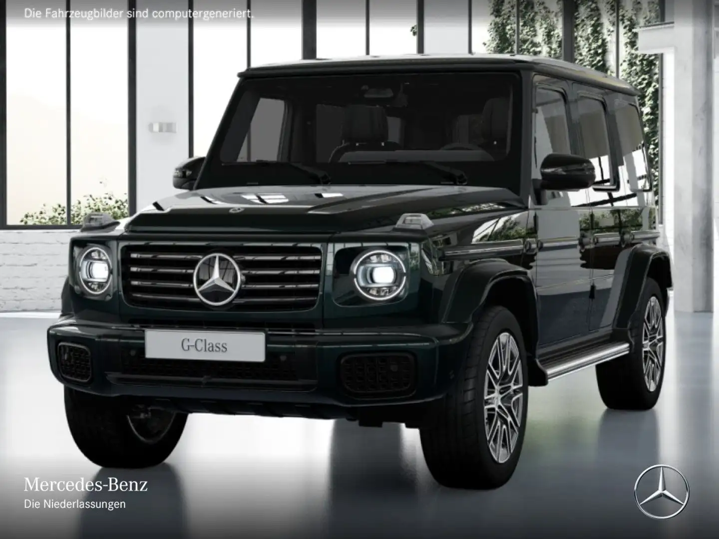 Mercedes-Benz G 450 d Exclusive Burmester 3D AMG 360° Stdhzg SHD Grün - 2