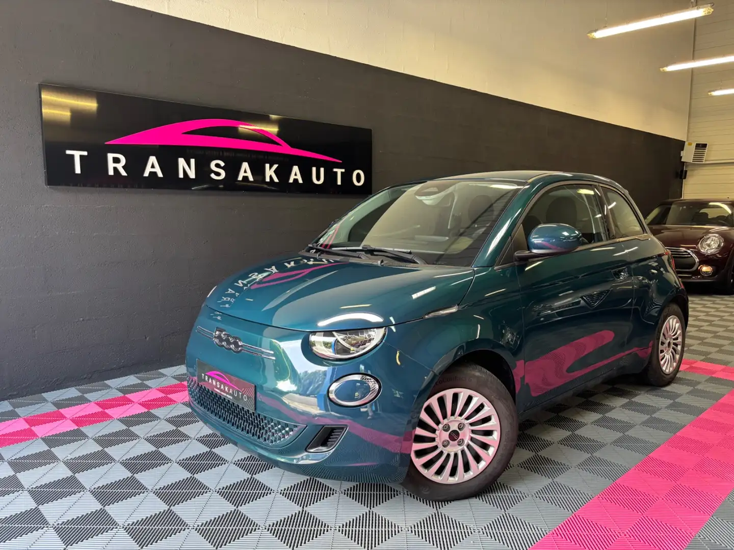 Fiat 500 Action Plus Vert - 1
