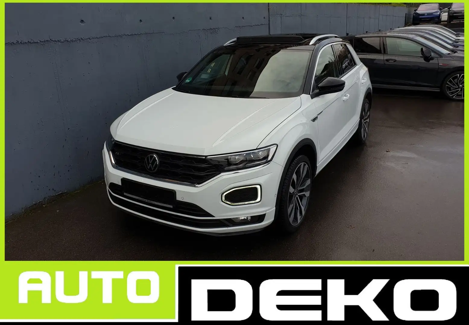 Volkswagen T-Roc 1.5TSI DSG 3 x R line Pano/Virtual/ACC/AHK Blanc - 1