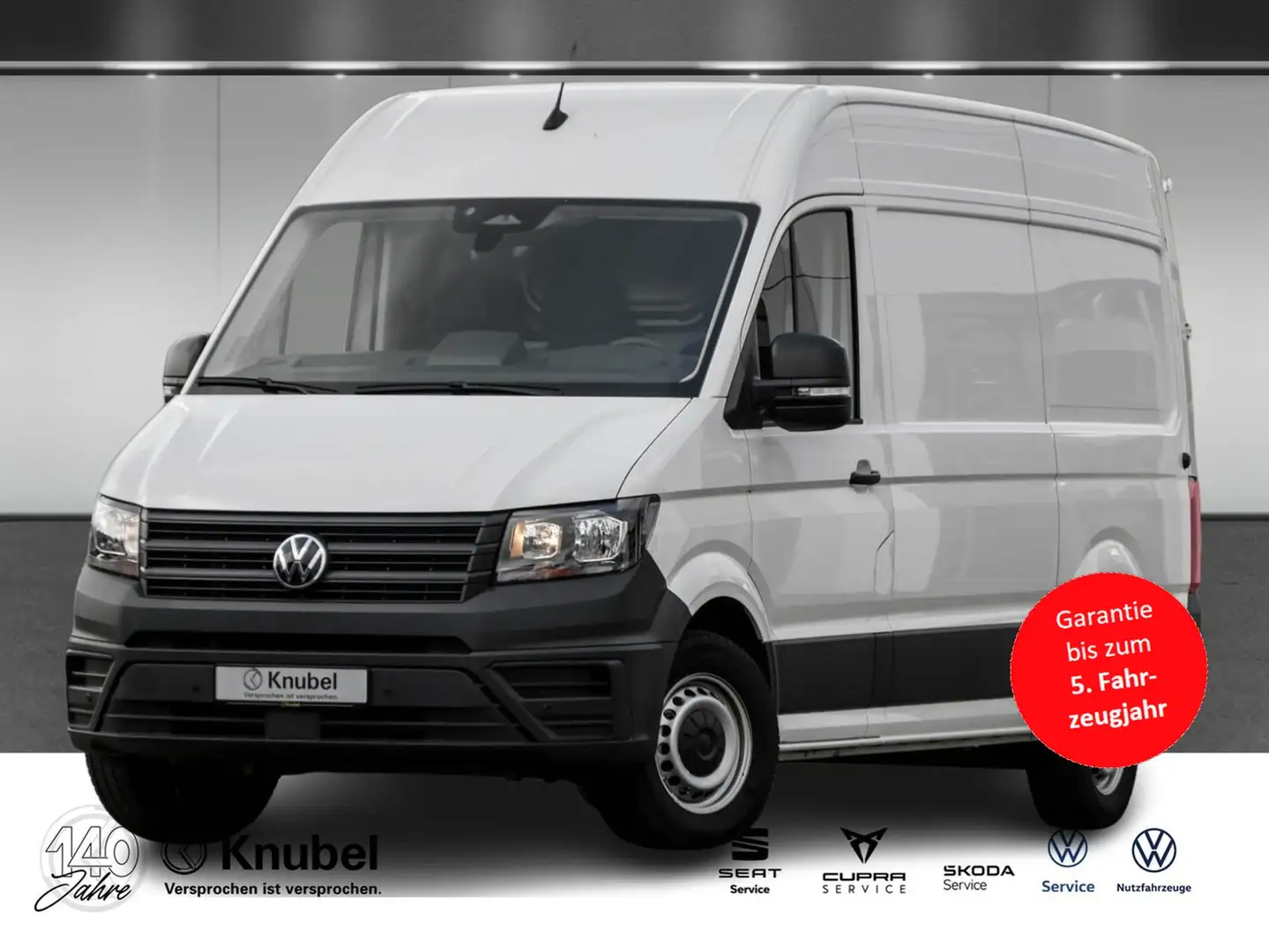 Volkswagen Crafter 35 Kasten MR HD Ass.paket AHKvorb. Climatronic Weiß - 1