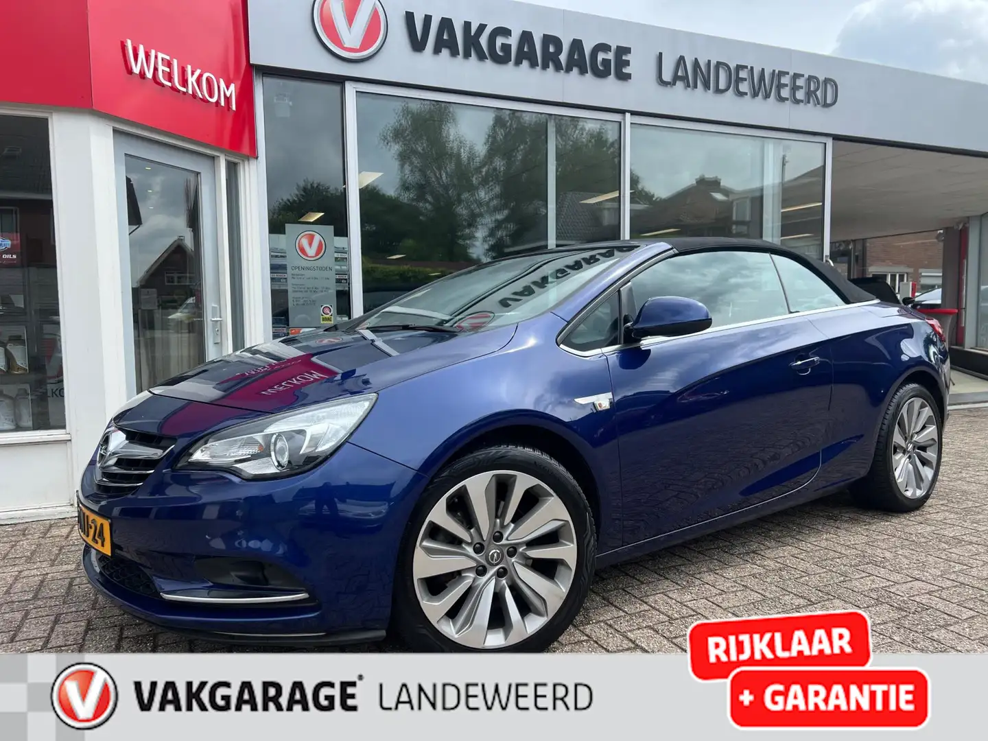 Opel Cascada 1.4 Turbo ecoFLEX Cosmo, Leder, Navi, Dealer-onder Kék - 1