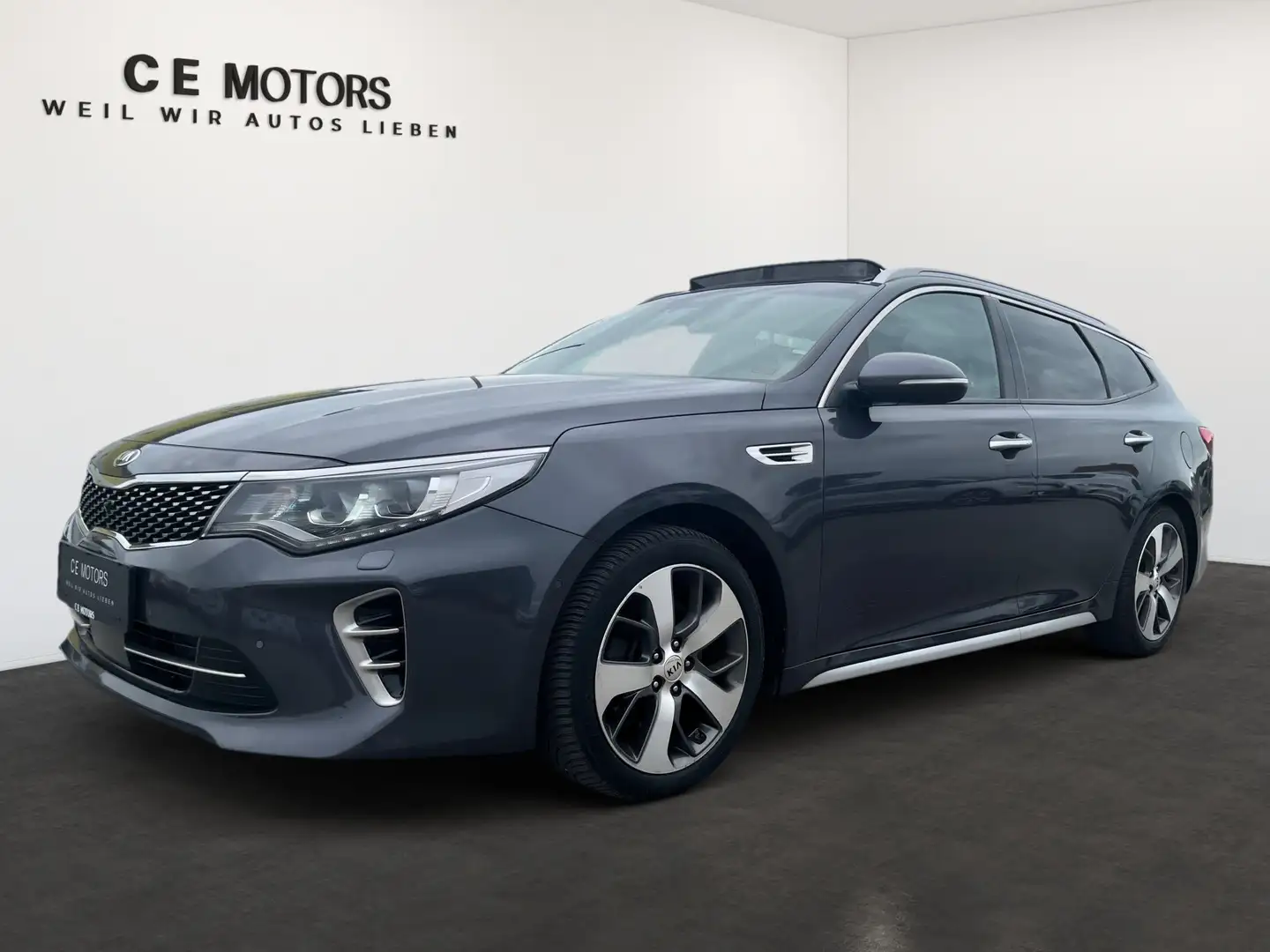 Kia Optima Kombi 1,7 CRDi GT-Line | Service gepfelgt | Langs Szürke - 1