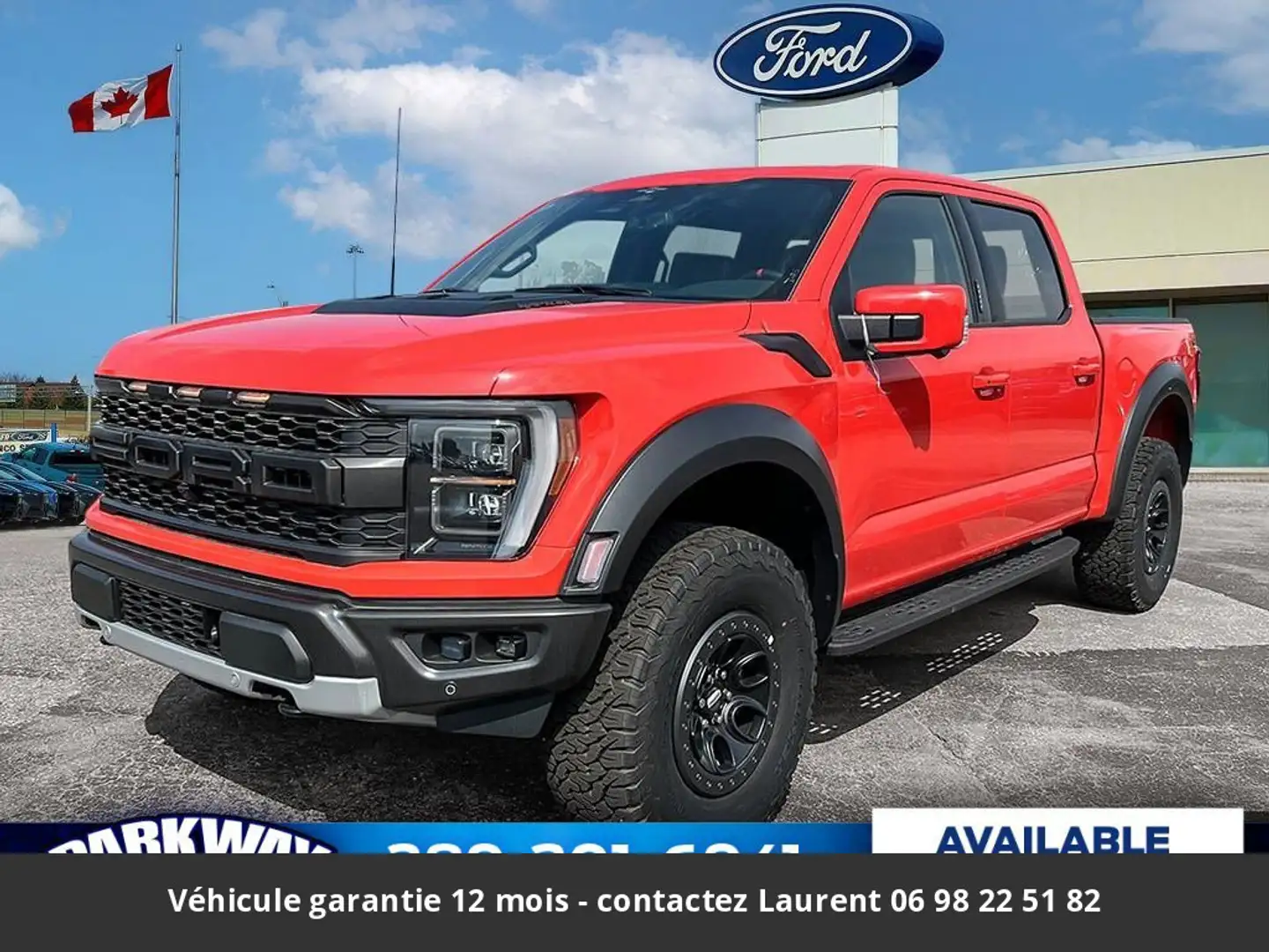 Ford Raptor SuperCrew 4x4 Tout compris hors homologatio Red - 1