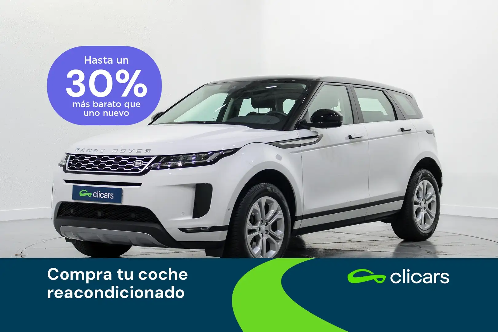 Land Rover Range Rover Evoque 2.0D MHEV Standard AWD Aut. 150 Argent - 1