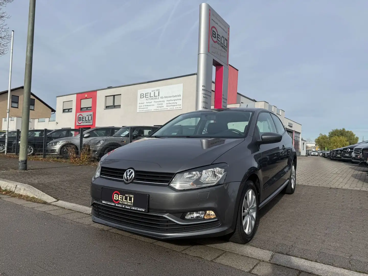 Volkswagen Polo V 1,0 TSI Comfortline PDC FINANZIERUNG Gris - 1