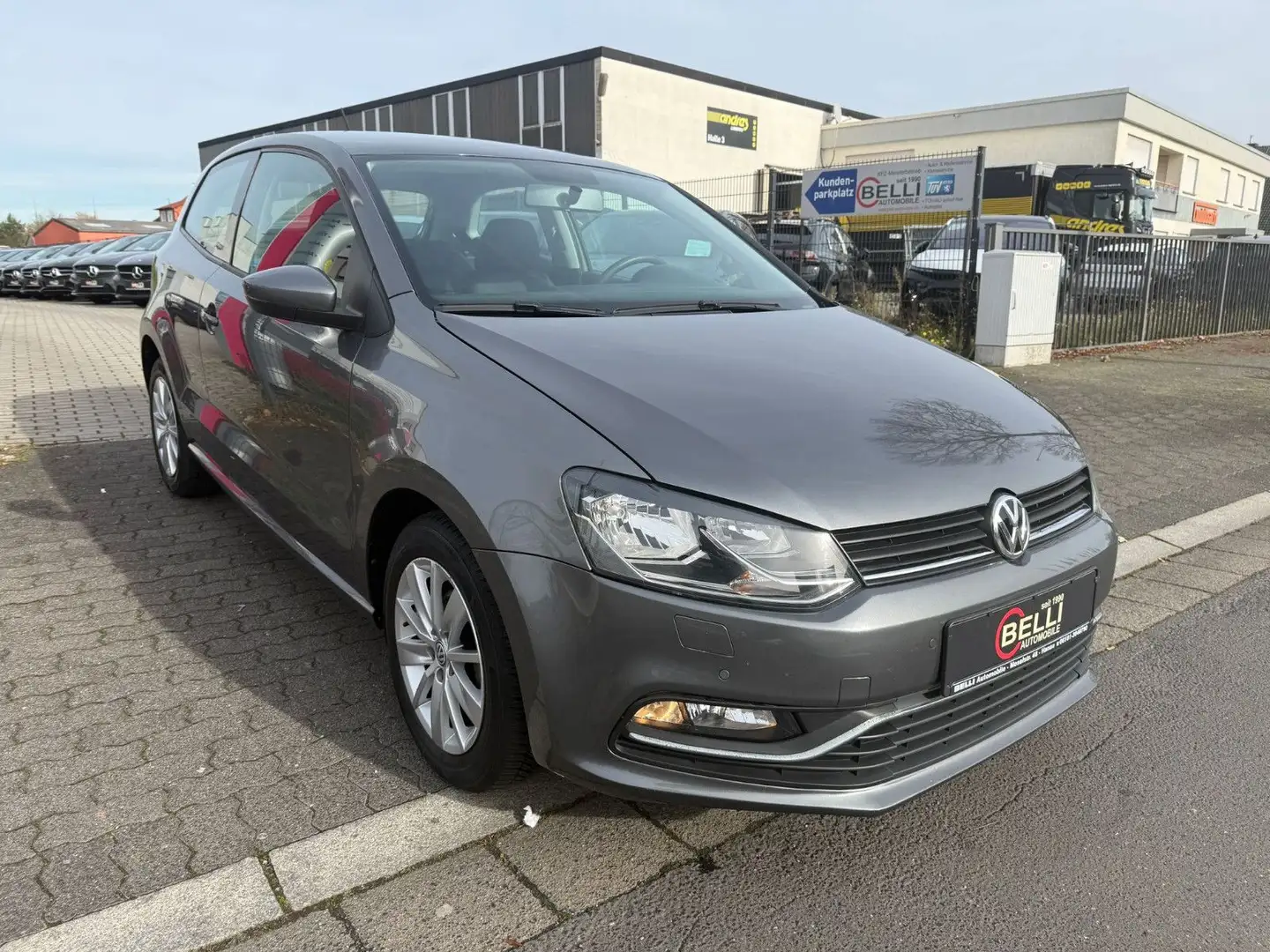 Volkswagen Polo V 1,0 TSI Comfortline PDC FINANZIERUNG Gris - 2