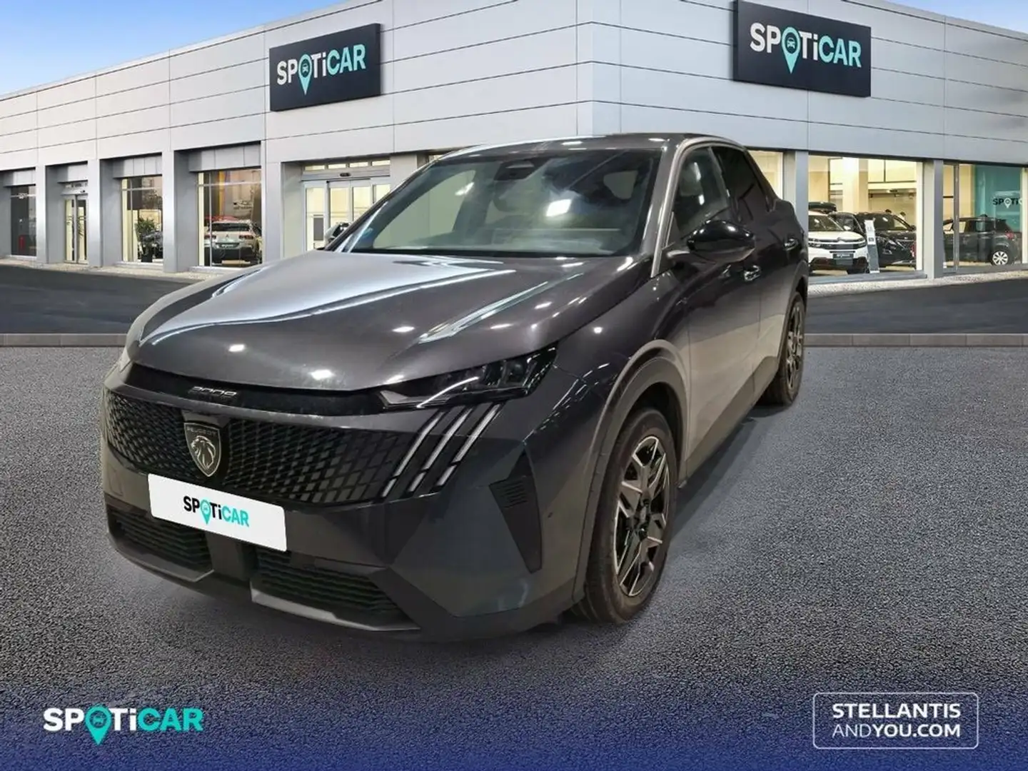 Peugeot 3008 1.2 100KW eDCS6 Allure Gris - 1