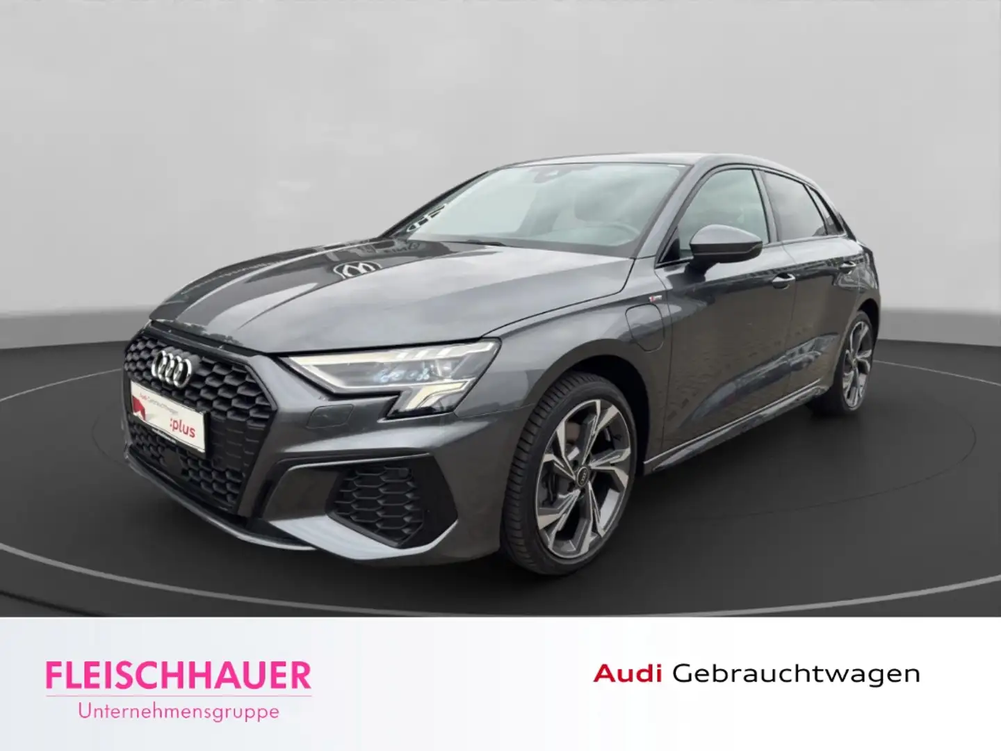 Audi A3 Sportback 40 TFSI e S line LED+NAVI+SZH+PDC H+PRE Gris - 1