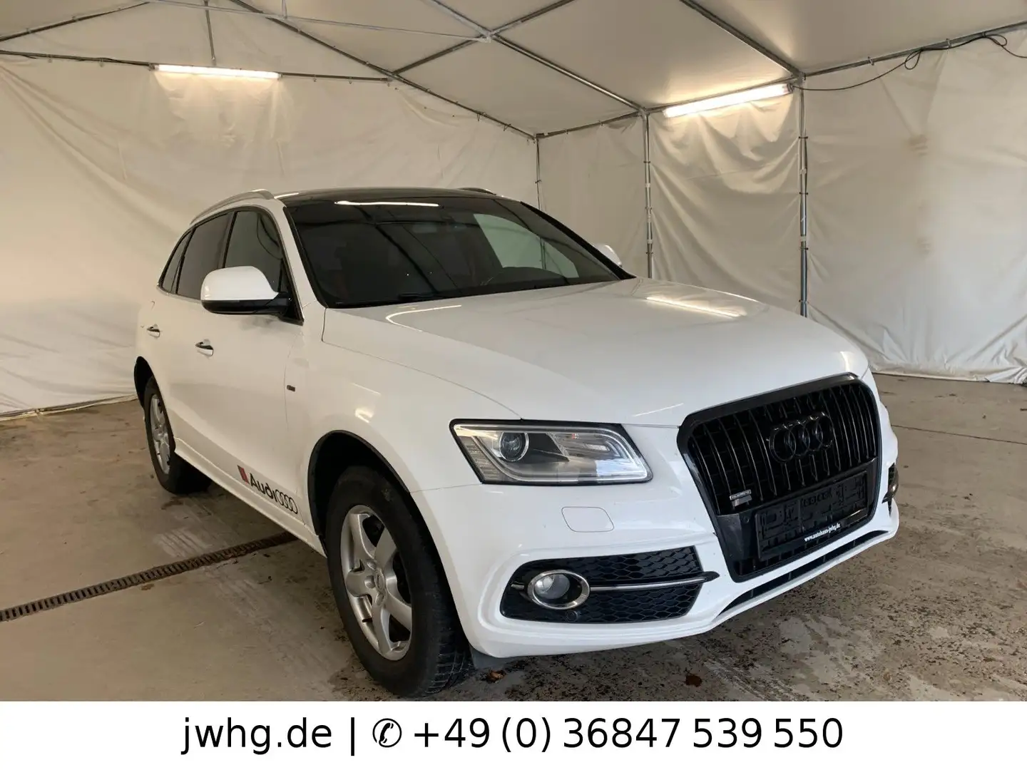 Audi Q5 2.0 TDI quattro|S-line|Xenon+|SoundSys|Navi Weiß - 2