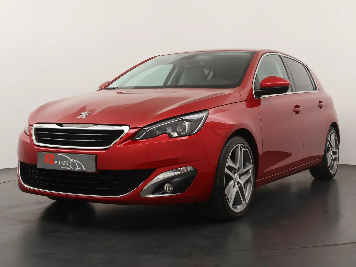 Peugeot 308 1.2 PureTech Allure Automaat - Lederen bekleding - Rojo - 1