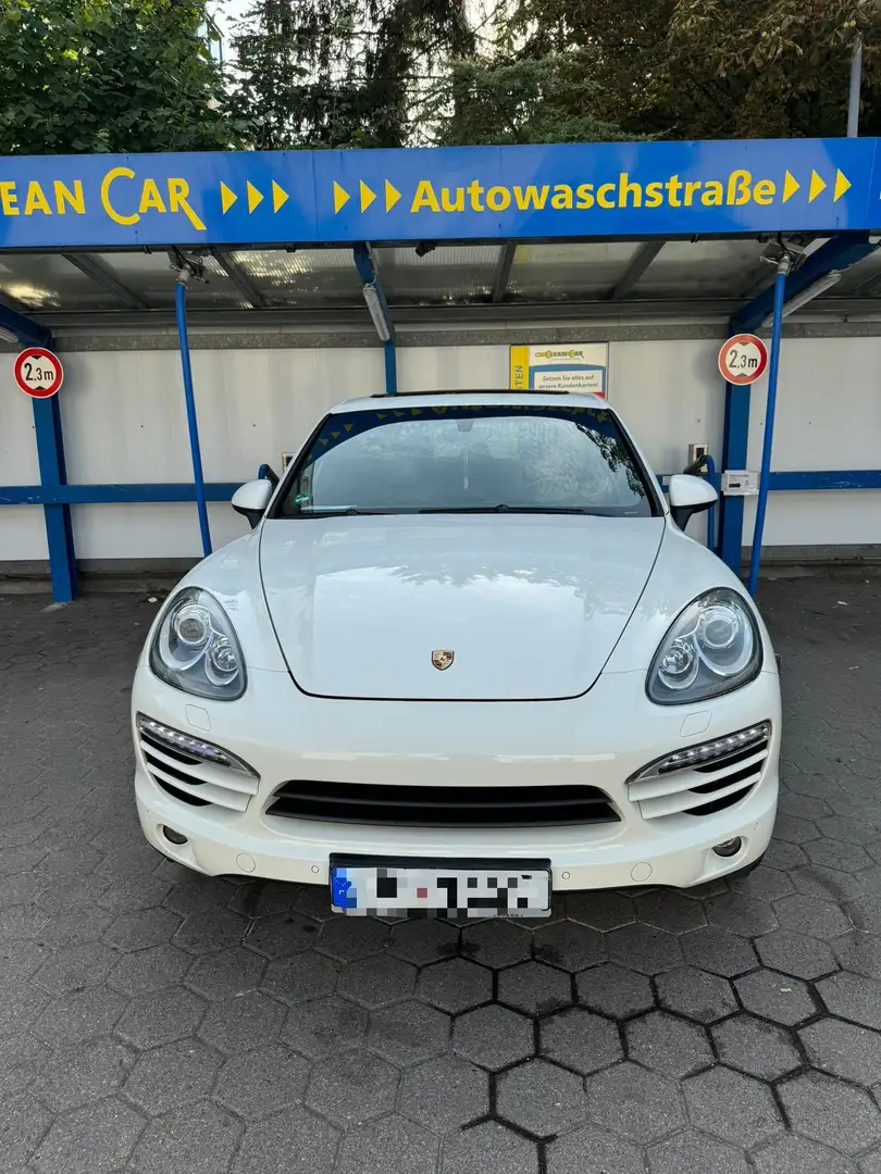Porsche Cayenne Diesel Weiß - 1