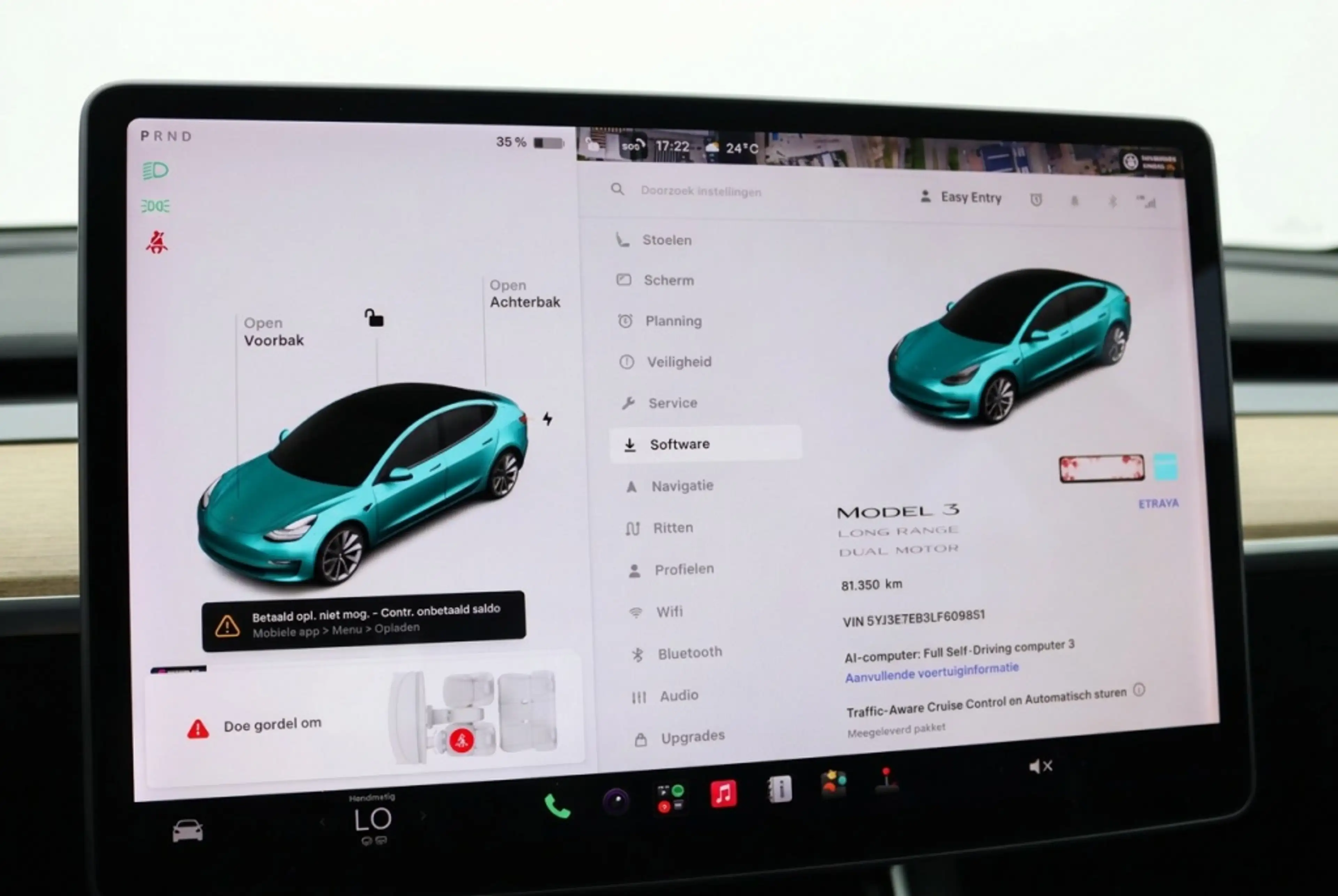 Tesla Model 3 Long Range AWD 75kWh 89% SOH FSD 3 l Autopilot l P — photo 16