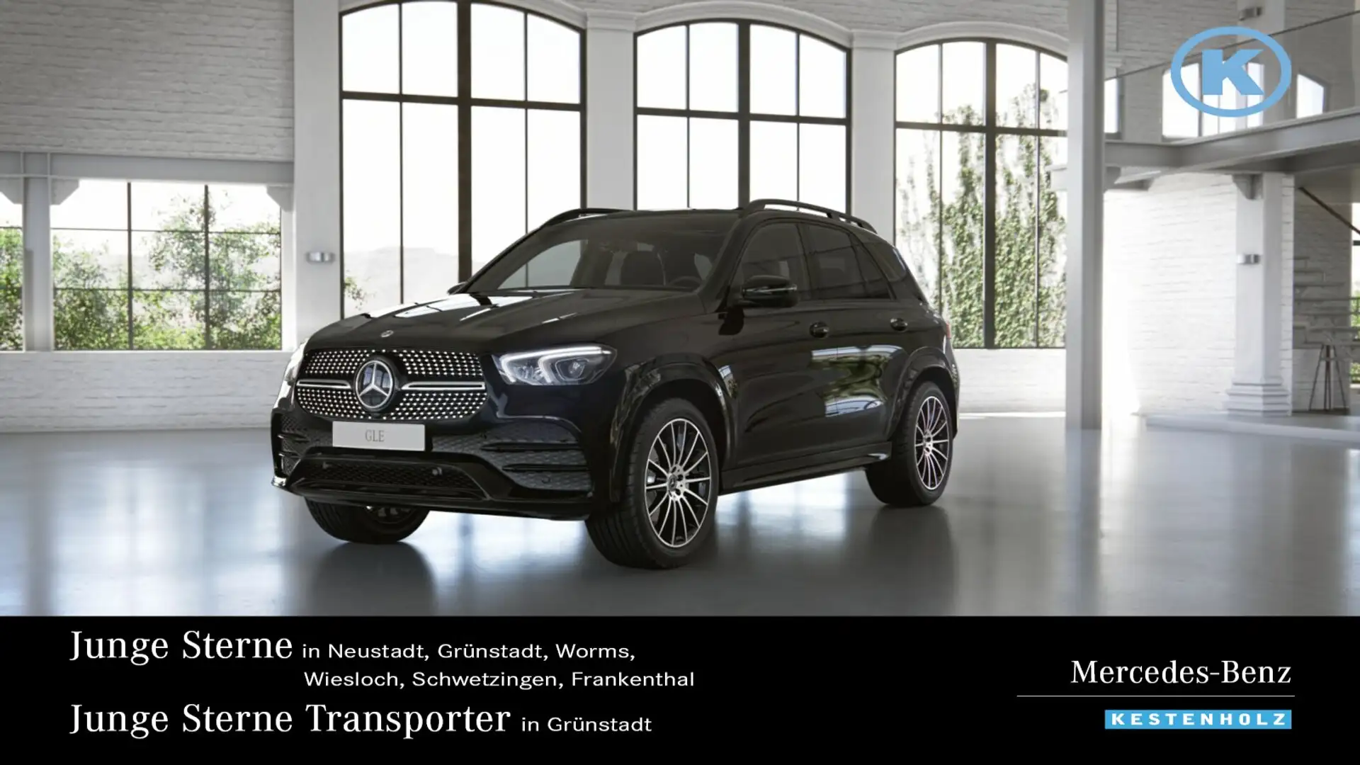 Mercedes-Benz GLE 400 GLE 400 d 4M AMG+NIGHT+AIRM+AHK+DISTRO+PANO+BURM Schwarz - 1