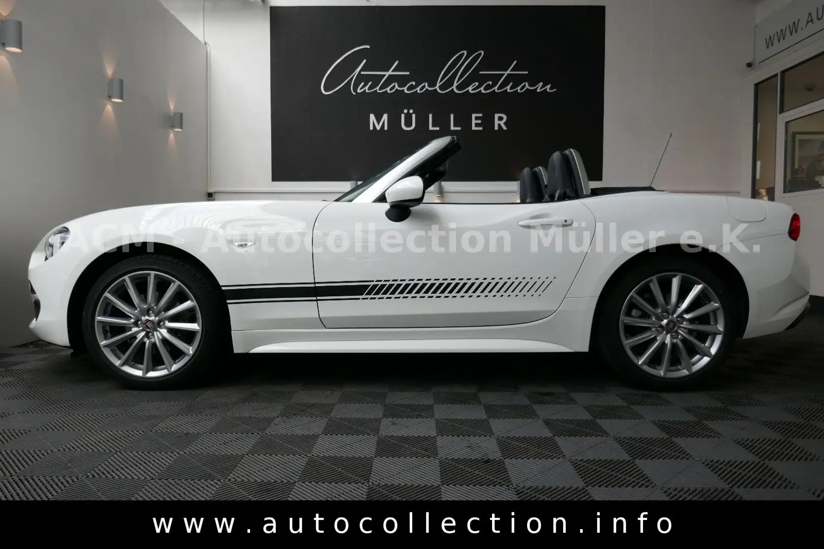 Fiat 124 Spider Lusso*Leder*LED*Navi*PDC*DAB*Klima* Weiß - 2