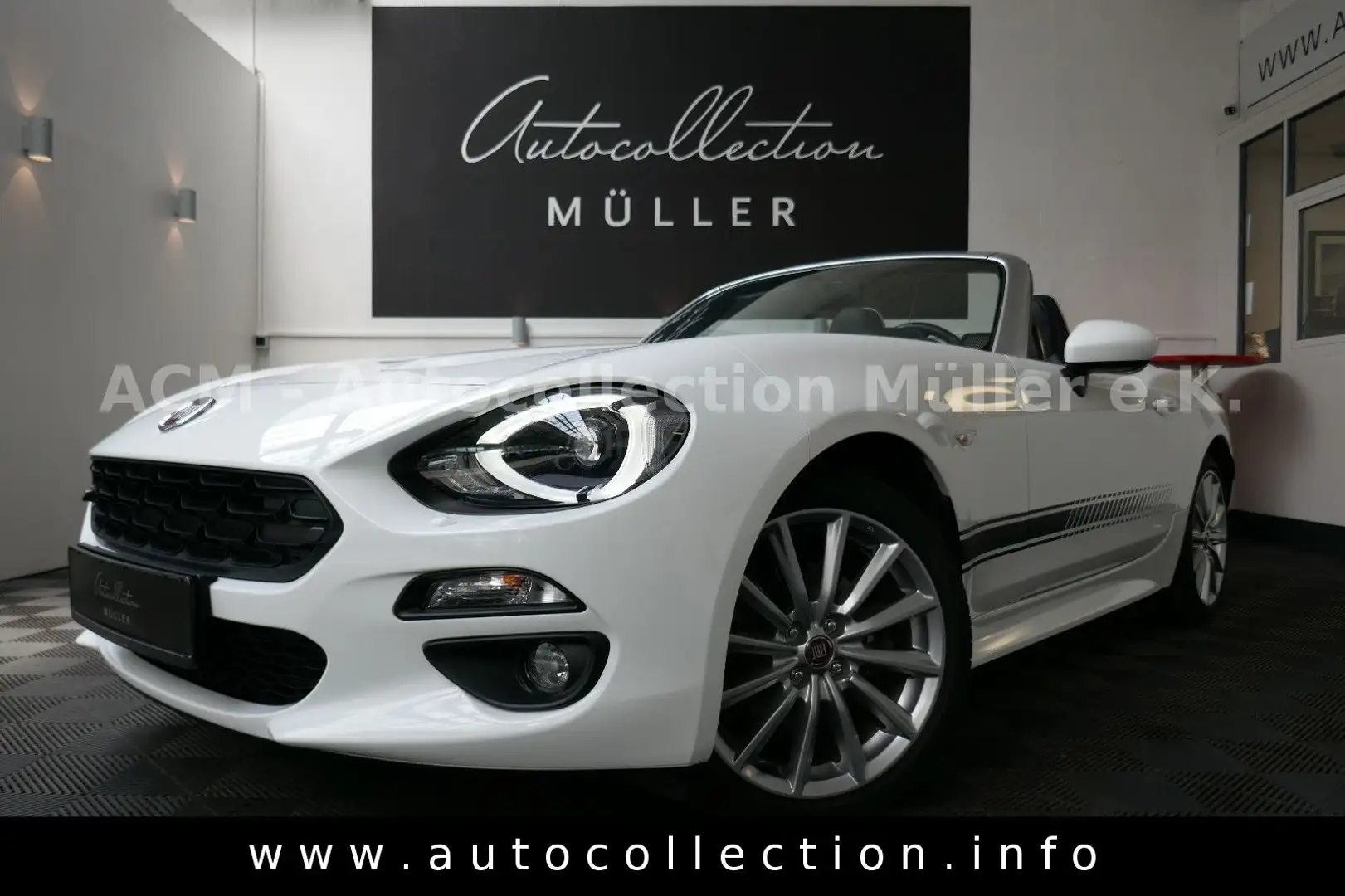 Fiat 124 Spider Lusso*Leder*LED*Navi*PDC*DAB*Klima* Weiß - 1