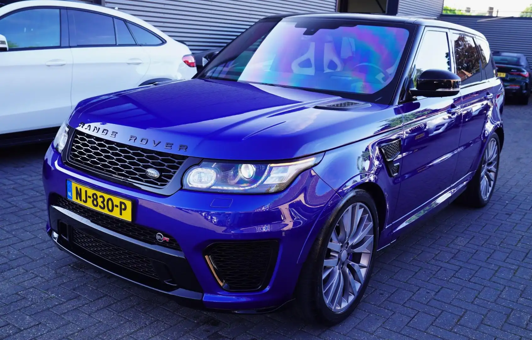 Land Rover Range Rover Sport 5.0 V8 Supercharged SVR | Kuipstoelen | Panorama | Blauw - 1