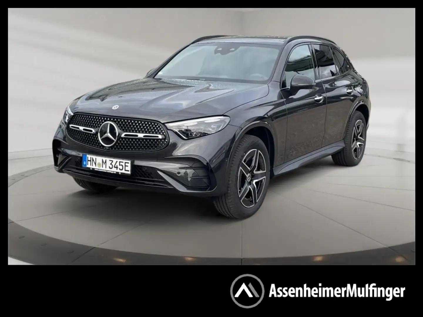 Mercedes-Benz GLC 300 e 4M +AMG+19Z+Night+Pano+AHK+Fahrass. Gris - 1
