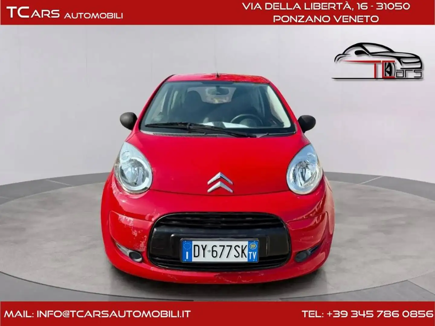 Citroen C1 1.0 BENZINA - NEOPAT. - 73.000KM Rosso - 2