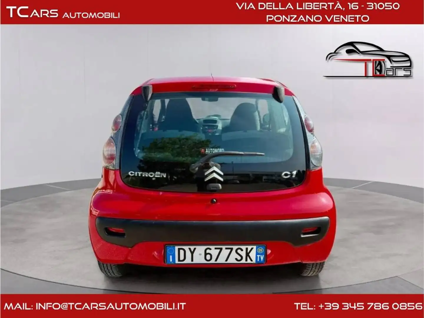 Citroen C1 1.0 BENZINA - NEOPAT. - 73.000KM Rosso - 1