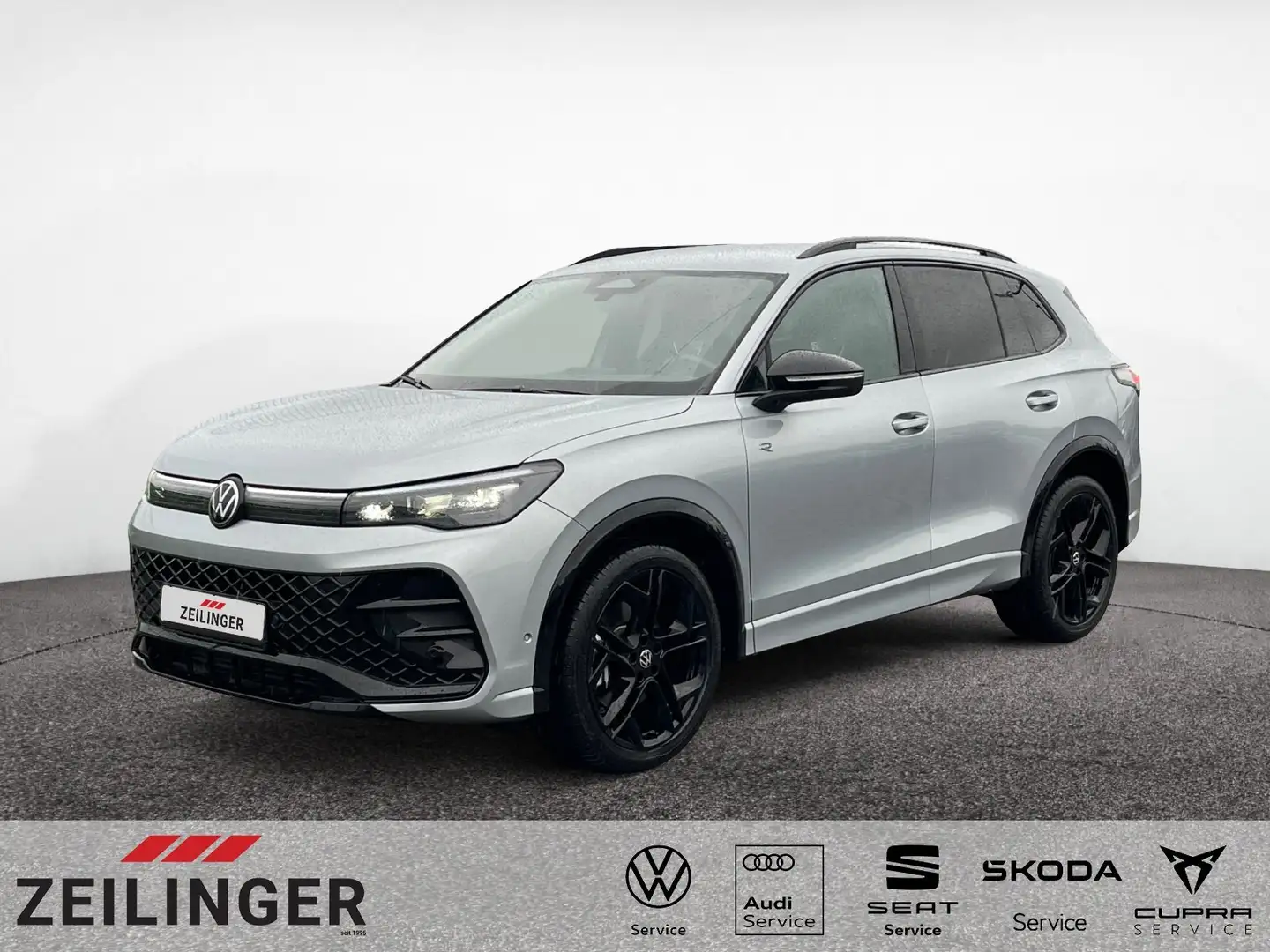 Volkswagen Tiguan 2.0 DSG TDI R-LINE|20"|AHK|NAVI|BLACKSTYL Silber - 1