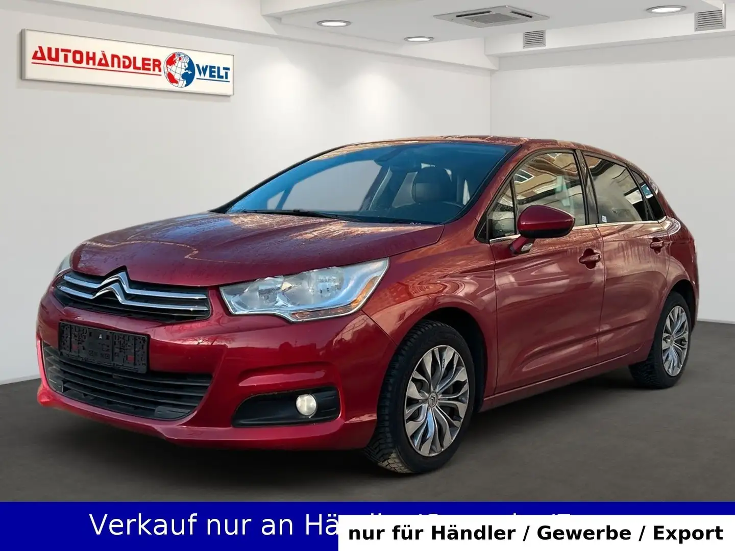 Citroen C4 1.6i 5-trg. Klimaautomatik T-Leder SHZ PDC Rot - 1