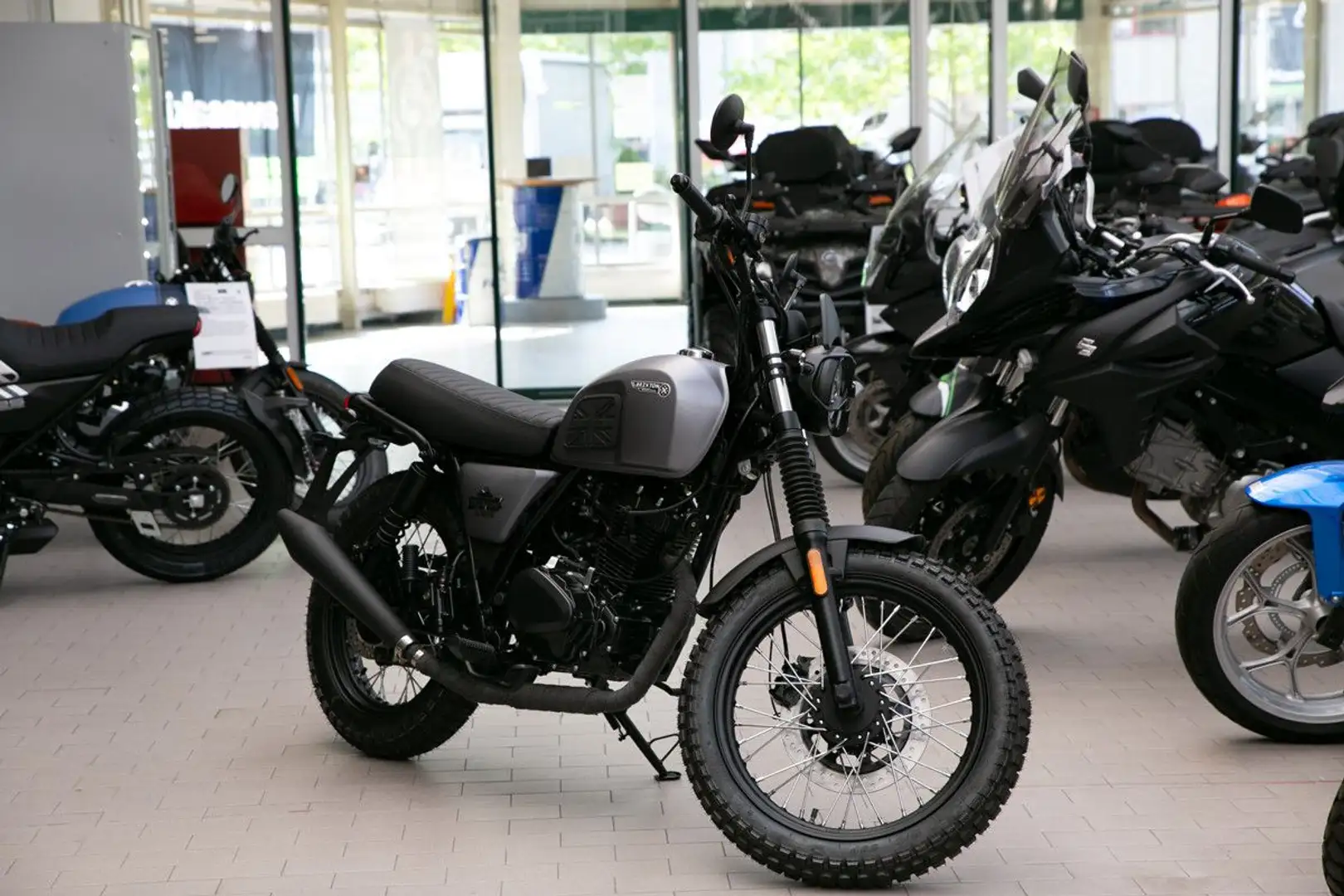 Brixton Felsberg 125 ABS, unfallfrei, Scheckheft Сірий - 2