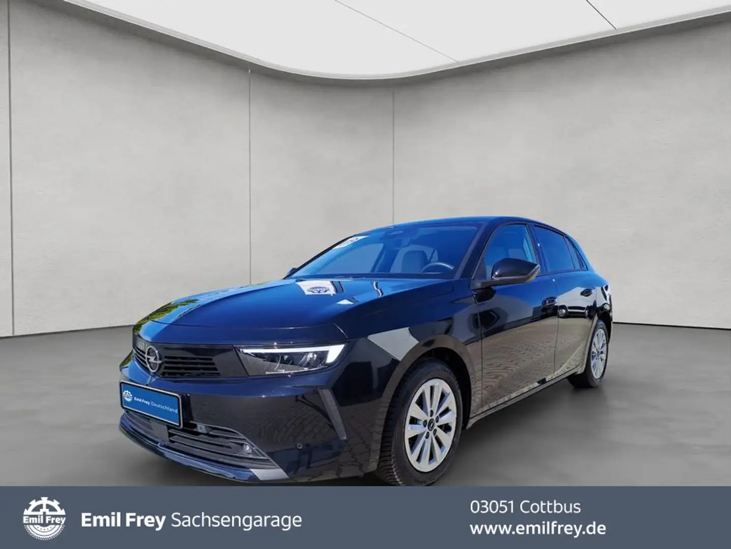 Opel Astra 1.2 Turbo Automatik Elegance NAVI*LED*RFC Schwarz - 1