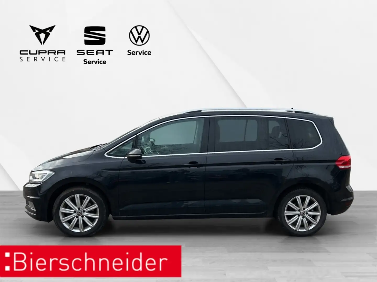 Volkswagen Touran 1.5 TSI DSG Highline LED KAMERA NAVI 17 DAB 3-J-GA Negro - 2
