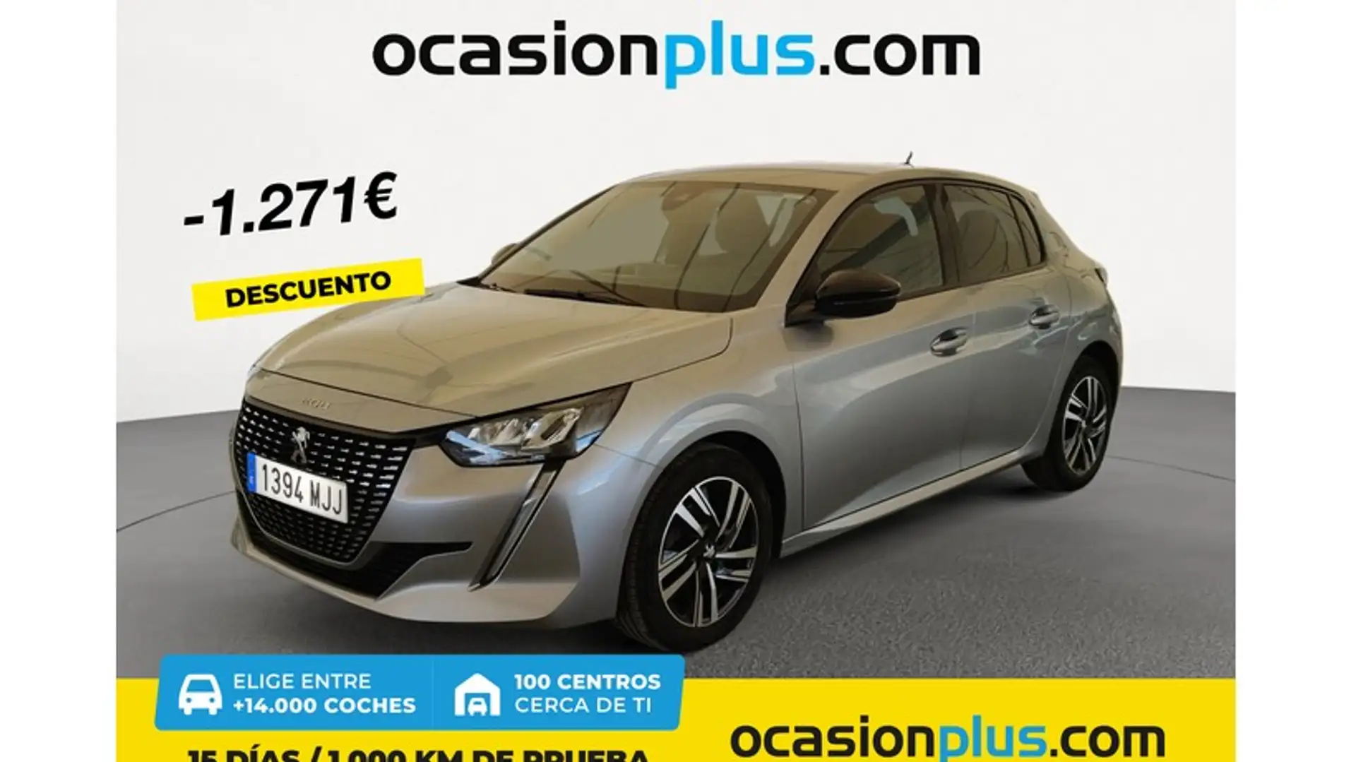 Peugeot 208 1.2 Puretech S&S Allure 100 Grau - 1